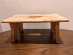 Oude brocante verhoger hout bankje, Antiek en Kunst, Curiosa en Brocante, Ophalen of Verzenden
