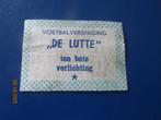 Voetbalclub De Lutte Overijssel 1944 Lucifer Etiket, Ophalen of Verzenden, Gebruikt, Luciferdoosjes of -merken
