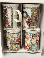 Dunoon four christmas mugs - 4 Kerst Kerstmis mok kom + doos, Diversen, Nieuw, Ophalen of Verzenden