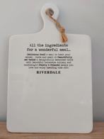 Riverdale snijplank, Ophalen, Zo goed als nieuw