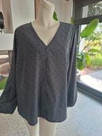 Zwart wit blouse top tuniek Zizzi 44 46 xl, Zizzi, Zwart, Maat 46/48 (XL) of groter, Ophalen of Verzenden