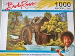 Legpuzzel "de watermolen" Bob Ross, Hobby en Vrije tijd, Denksport en Puzzels, Ophalen of Verzenden, 500 t/m 1500 stukjes, Zo goed als nieuw