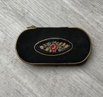 Vintage Petit Point Nagelset in Zwarte Etui, Ophalen of Verzenden, Gebruikt, Zwart, Overige merken