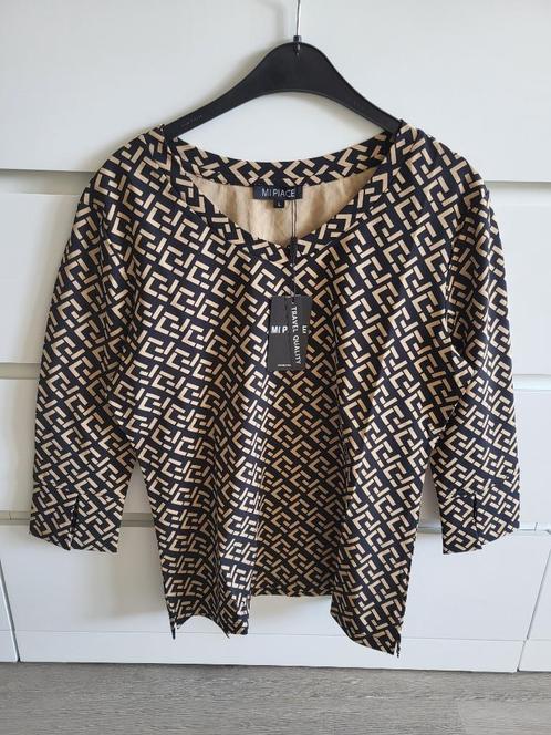 Mi Piace travelstof shirt maat L, Kleding | Dames, T-shirts, Nieuw, Maat 42/44 (L), Zwart, Lange mouw, Ophalen of Verzenden