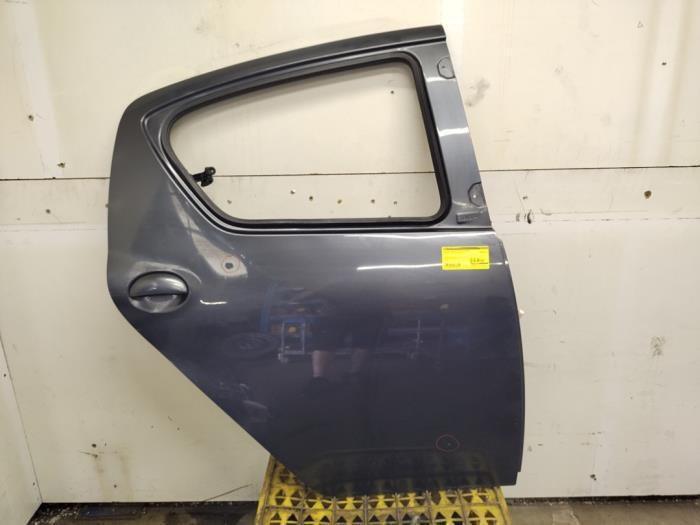 Portier 4Deurs rechts-achter van een Toyota Aygo (1E0), Auto-onderdelen, Carrosserie en Plaatwerk, Deur, Toyota, Gebruikt, 3 maanden garantie