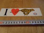 sticker I love ESSO  Tijger, Verzamelen, Ophalen, Zo goed als nieuw, Bedrijf of Vereniging