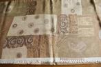 lap bruine folklore stof, Bruin, 120 cm of meer, Leer of Kunstleer, Nieuw