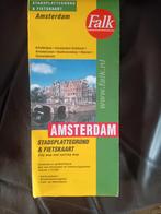 Plattegrond Amsterdam en fietskaart, Ophalen of Verzenden, 1800 tot 2000, Nederland, Landkaart