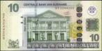 Suriname bankbiljet 10 Dollars 2019 Central Bank building, Postzegels en Munten, Bankbiljetten | Amerika, Los biljet, Ophalen of Verzenden