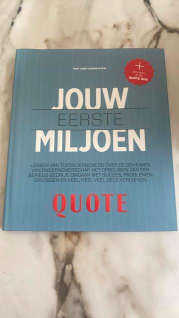 Jort Kelder - Jouw eerste miljoen beschikbaar voor biedingen