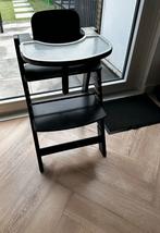 Kidsmill kinderstoel met blad en donker groene bekleding, Kinderen en Baby's, Kinderstoelen, Ophalen, Gebruikt, Meegroeistoel