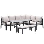 Garden Impressions Lounge-set Vasano Tafel, Ophalen, Nieuw, Rechthoekig, Aluminium