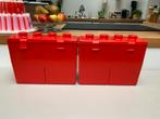 Twee rode lego / duplo dozen., Ophalen of Verzenden, Gebruikt