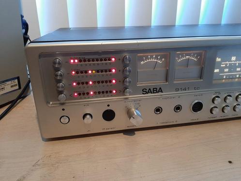 Saba 9141TC (Lezen Lezen), Audio, Tv en Foto, Versterkers en Receivers, Zo goed als nieuw, Stereo, Minder dan 60 watt, Overige merken
