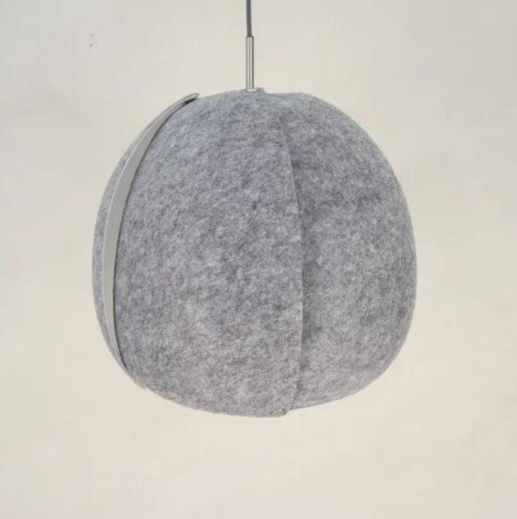 IKEA Vintergata Hanglamp lamp vilt grijs, Huis en Inrichting, Lampen | Hanglampen, Zo goed als nieuw, Minder dan 50 cm, Stof, Ophalen of Verzenden