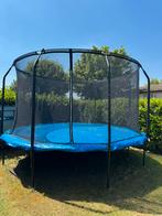 Veilige, grote en fijne Salta Premium trampoline zwart, Ophalen, Zo goed als nieuw