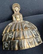 Antieke Brocante Tafelbel - Koper & Messing cloche, Antiek en Kunst, Ophalen of Verzenden