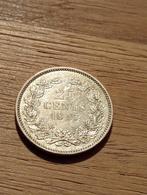 Prachtige 25 Cent 1897, Zilver, 25 cent, Ophalen of Verzenden, Koningin Wilhelmina