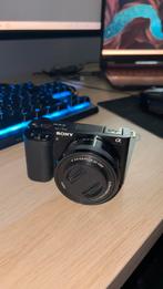 Sony ZV-E10 + Sony 16-50mm f/3.5-5.6 OSS Lens, Audio, Tv en Foto, Fotocamera's Digitaal, Ophalen of Verzenden, Zo goed als nieuw