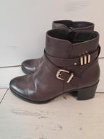 Bruin leren laarsjes 5th avenue goud gesp maat 38, Ophalen of Verzenden, Zo goed als nieuw, Bruin