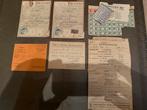 Lotje div papierwerk 1 persoon (Zutphen), Verzamelen, Militaria | Tweede Wereldoorlog, Ophalen of Verzenden, Nederland, Overige typen