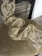 Kant/tule/oud Frans kant/strook fijn kantwerk, Ophalen of Verzenden