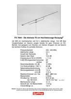 T.k Flexa fx-7044 16 elementen 70cm Yagi richt antenne, Telecommunicatie, Antennes en Masten, Ophalen, Nieuw, Antenne