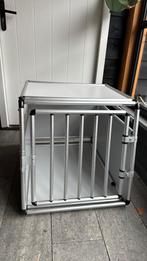 Hondenbench auto 82cm aluminium, Dieren en Toebehoren, Ophalen, Zo goed als nieuw, 75 tot 110 cm, Minder dan 65 cm