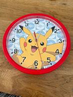 Pokemon klok rood 24 cm, Kinderen en Baby's, Kinderkamer | Inrichting en Decoratie, Ophalen of Verzenden, Gebruikt, Klok