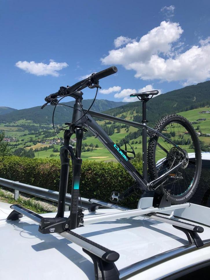 Originele Audi fietsendrager voor dakmontage, Auto diversen, Dakdragers, Gebruikt, Ophalen