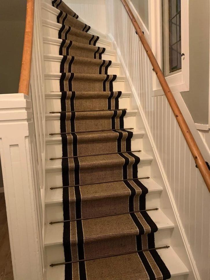 Geweven Sisal Traploper .60 cm breed elke lengte leverbaar!, Huis en Inrichting, Stoffering | Tapijten en Kleden, Nieuw, Minder dan 50 cm