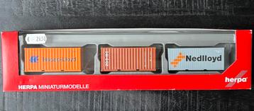 Herpa HO Containerset (nieuw) beschikbaar voor biedingen