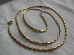 Ketting  goud verguld, Verzenden, Zo goed als nieuw, Goud