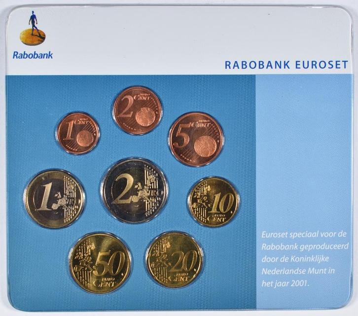 Nederland jaarset 2001 "Rabobank", Postzegels en Munten, Munten | Nederland, Setje, Euro's, Koningin Beatrix, Ophalen of Verzenden