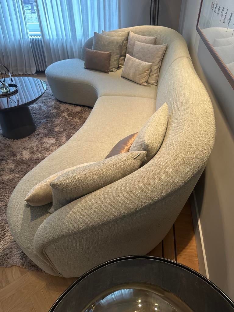 Haminton Comte Design Bank - Frans Design, Huis en Inrichting, Banken | Bankstellen, Ophalen, 250 tot 300 cm, 100 tot 125 cm, Hoekbank