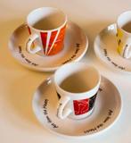 Beautiful People espresso kopje/schotels 2x | design, Gebruikt, ., Ophalen of Verzenden, Beautiful People