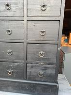 Simpel ladekastje matzwarte, Huis en Inrichting, Kasten | Ladekasten, Gebruikt, 100 tot 150 cm, 5 laden of meer, Metaal