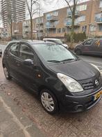 Nissan Pixo 1.0 50KW 5D 2011 Zwart, Auto's, Voorwielaandrijving, 200 kg, 4 stoelen, Handgeschakeld