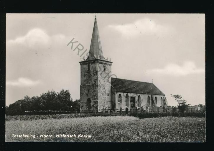 Terschelling - Hoorn - Historisch Kerkje [003-4254, Verzamelen, Ansichtkaarten | Nederland, Gelopen, Waddeneilanden, 1940 tot 1960