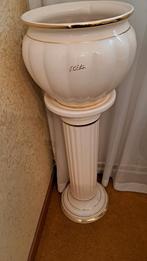 Vintage Italiaanse zuil met pot, Ophalen