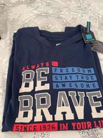 Off Shore Blauw T-shirt met Print – Maat L, Maat 52/54 (L), Zo goed als nieuw, Off Shore, Verzenden