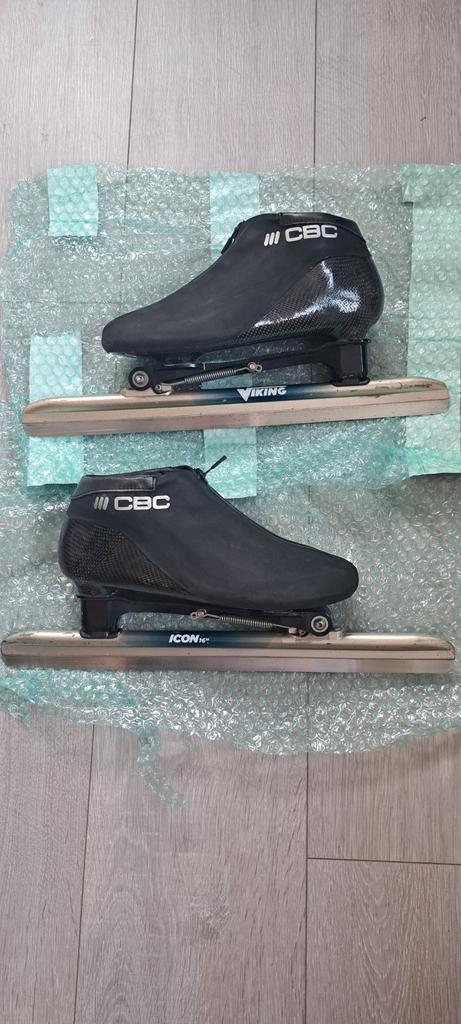 Klapschaatsen maat 39 (CBC Genesis + Viking Icon 16"), Sport en Fitness, Schaatsen, Gebruikt, Noren, Viking, Ophalen of Verzenden