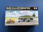 Tamiya	25215	Messerschmitt Me 262 A-2a w/Kettenkraftrad	1/48, Hobby en Vrije tijd, Modelbouw | Vliegtuigen en Helikopters, Ophalen of Verzenden