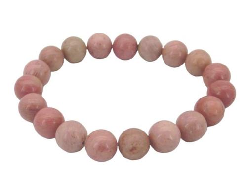 Powerbead armband Rhodoniet 10 mm, Sieraden, Tassen en Uiterlijk, Edelstenen, Nieuw, Ophalen of Verzenden