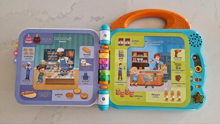 VTech Mijn Eerste Woordjes Leerboek, Kinderen en Baby's, Speelgoed | Babyspeelgoed, Zo goed als nieuw, Overige typen, Met licht