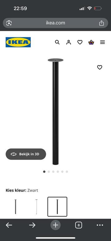 10 Ikea tafel poten. beschikbaar voor biedingen