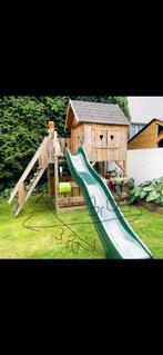 Speelhuisje te koop, Kinderen en Baby's, Speelgoed | Buiten | Speelhuisjes, Ophalen, Gebruikt, Hout