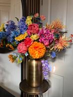 Echt een Beauty Zijden bloemen in vaas Set Goud Compleet, Ophalen of Verzenden, Nieuw