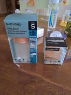 Suavinex zero zero fles inclusief twee nieuwe spenen, Ophalen of Verzenden, Zo goed als nieuw, Overige typen