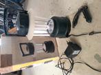 Kampeer lamp accu 220v 12v draagbaar, Caravans en Kamperen, Zaklampen, Ophalen of Verzenden, Zo goed als nieuw, Accu